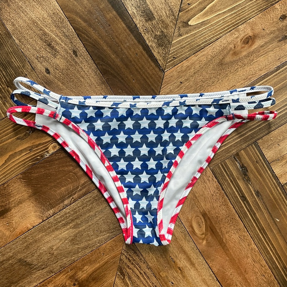 Stars and Stripes Cheeky Bikini Bottom
